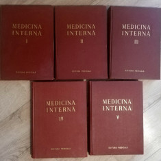 GH LUPU Medicina Interna 5 volume 1956 1957 Tratat medical