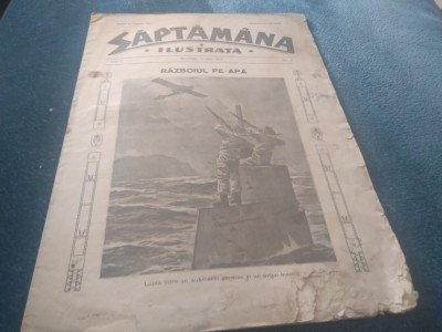 REVISTA SAPTAMANA ILUSTRATA 12 IULIE 1917 foto