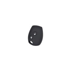 Husa cheie auto din silicon Renault/Dacia cu 2 butoane Negru