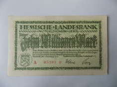 Bancnote Germania 10 milioane marci 1923 foto