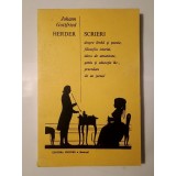 Johann Gottfried Herder - Scrieri despre limbă și poezie, filosofia istoriei...