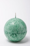 Lumanare parfumata, Sfera diametru 6,5 cm, Verde, Fructe Exotice, DARIALEX ART