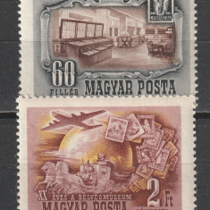 Ungaria 1950 - Muzeul filatelic, serie neuzata