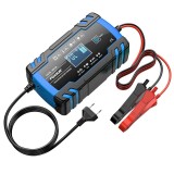 Cumpara ieftin Incarcator Baterie Auto Cu Microprocesor Foxsur B0228-L, 12/24V, 4/8A, Display LCD, Functie De Reparare Cu Puls, 170x98x58mm, Albastru