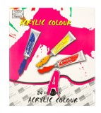 Vopsele acrilice artistice multicolore 24 tuburi
