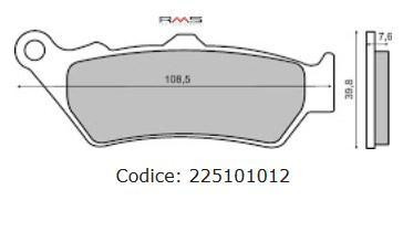 Placute frana sinter BMW.F 800 GS fata Cod Produs: MX_NEW 225101013RM foto