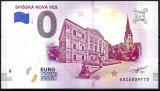 RARR : 0 EURO SOUVENIR - SLOVACIA , SPISSKA NOVA VES - 2019.1 - UNC