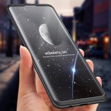 Husa protectie MyStyle&reg; pentru Samsung Galaxy S10 Plus, Black, acoperire completa 360 grade cu folie de