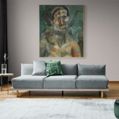 Tablou Poster, Intaglio, Modern, color, Head of a Woman de Pablo Picasso, print pe hartie foto Fine Art foto