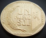 Cumpara ieftin Moneda exotica 1 NUEVO SOL - PERU, anul 1992 * Cod 405 = UNC