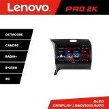 Navigatie Android Kia Cerato 2013-2017 Lenovo QLED 2K 8GB+256GB 360