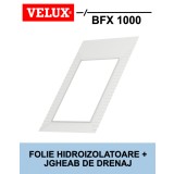 Folie hidroizolatoare si jgheab de drenaj Velux BFX 1000