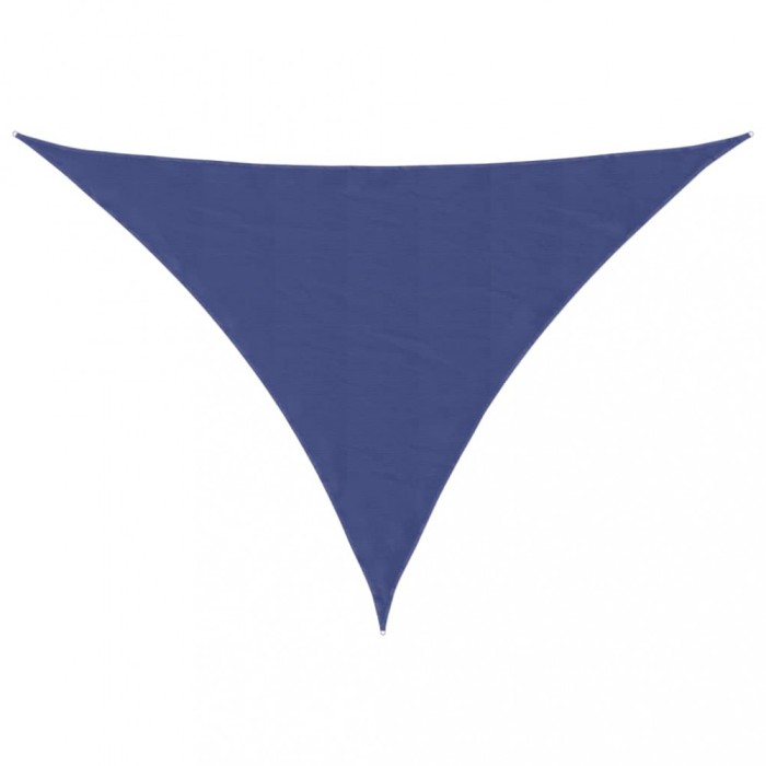 Parasolar, albastru, 4x4x5,8 m, tesatura oxford, triunghiular