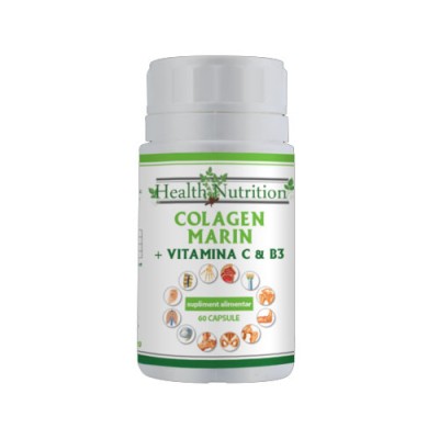 Colagem Marin Forte + Vitamina B3 + Vitamina C 60tablete Health Nutrition foto