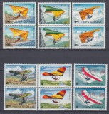 ROMANIA 1981 LP 1057 DELTAPLANORISM PERECHE SERII MNH