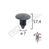 CLIPS TAPITERIE PENTRU CITROEN/DAEWOO SET 10 BUC 61498