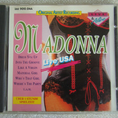 MADONNA - Live In USA - C D Original ca NOU