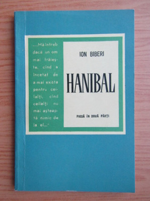 Ion Biberi - Hanibal. Piesa in doua parti (1967) foto