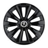 Set 4 Capace Roti, potrivite jantelor de R15, pentru Peugeot, model delta negru