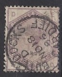 Great Britain 1883 Queen Victoria 3P Mi.76 special cancel used AM.418