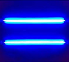 Tub neon pentru vitrine ALBASTRU foto