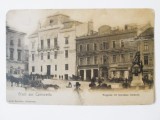 Rară! Carte pos.neci.Cernăuți/Czernowitz-Bucovina,piata/magazine,banca circa1900, Necirculata, Printata