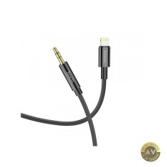 Cablu Audio 3.5mm - Lightning HOCO UPA19 1m Negru