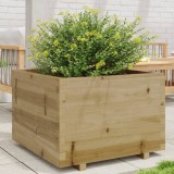 Cumpara ieftin Jardinieră de grădină, 70x70x49,5 cm, lemn de pin impregnat