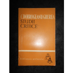 C. Dobrogeanu Gherea - Studii critice