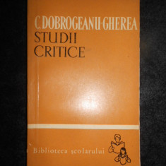 C. Dobrogeanu Gherea - Studii critice