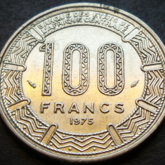 Moneda exotica 100 FRANCI - GABON, anul 1975 * cod 4118 B = excelenta