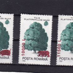 ROMANIA 2000 LP 1534 SPECII FORESTIERE 1994 SUPRATIPAR SERIE MNH