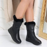 Cumpara ieftin Cizme Dama Imblanite Negre din Piele Ecologica Robina, 36