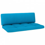 Perne canapea din paleți 2 buc. albastru, vidaXL