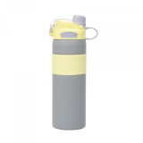 Termos 2in1 interior Inox 800ml model cu pai galben Zilan ZTS8444