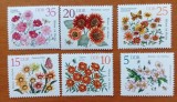 GERMANIA-DDR-1963"FLORA:FLORI DIVERSE"-SET COMPLET-6V.-MNH-NESTAMP--Scan