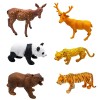 Figurine animale salbatice, 6 buc/set