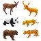 Figurine animale salbatice, 6 buc/set