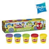 Set Plastilină Hasbro Play-Doh Back to School, 5 Bucăți, Multicolor
