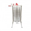 Centrifuga manuala apicola, extractor miere transparent cu 3 rame