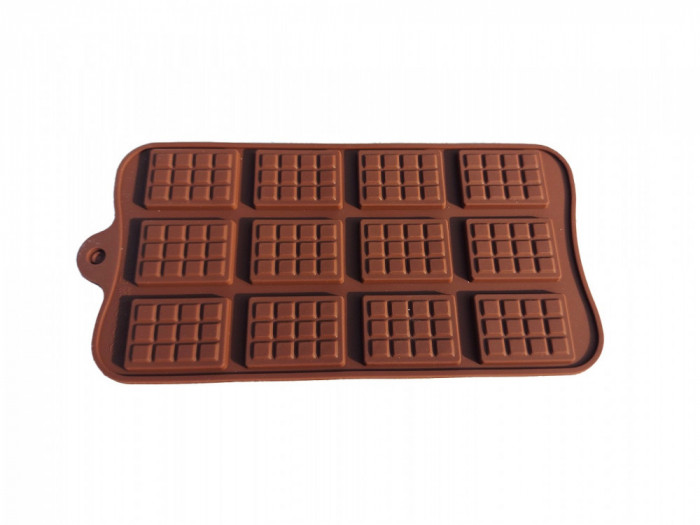 Forma silicon pentru prajituri, Patratele de ciocolata, 175COF