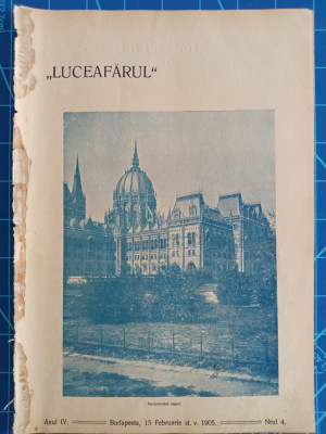 Luceafărul - februarie 1905 Nr. 4 / Octavian Goga - Dezertor - &amp;Icirc;n tren foto