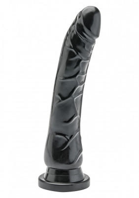 Dildo 22cm Negru Natural Get Real foto