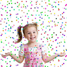 Tun confetti buline multicolore, 20 cm foto