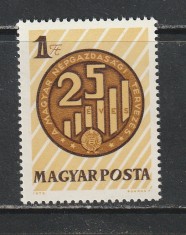 Ungaria 1972 - A 25-a Aniversare a Economiei Planificate 1v MNH