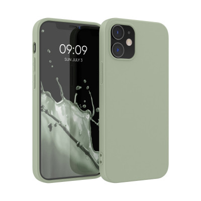 Husa pentru Apple iPhone 12 / iPhone 12 Pro, Silicon, Verde, 53938.172, kwmobile foto