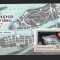 RUSIA (URSS) 1967 - ARHITECTURA. EMBLEMA PAVILION. COLITA NESTAMPILATA, C52