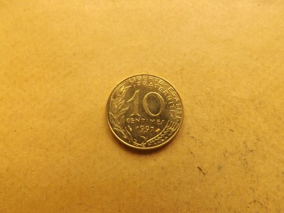 Franta 10 Centimes 1997 foto