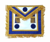 Sort Maestru Mason (Gradul III) - Albastru Regal, Brodat Manual