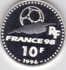 Franta 10 Francs franci 1996 World Cup Comemorativa, Europa, Argint